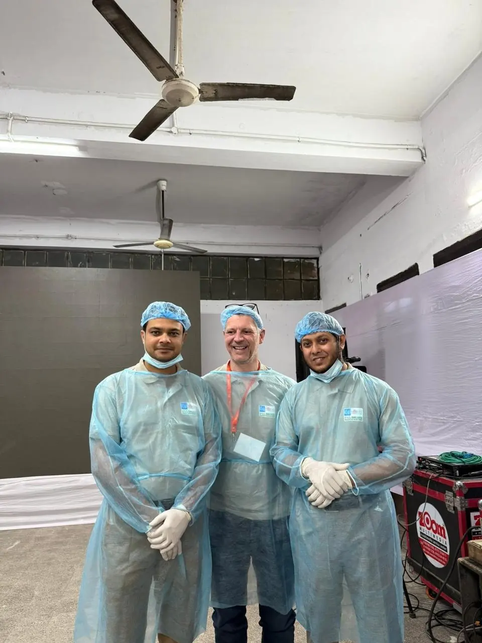 Dr Najmul Hasan during BOFAS hands-on foot and ankle surgical training